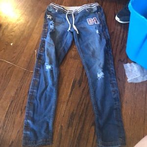 Slightly worn pre fab holes